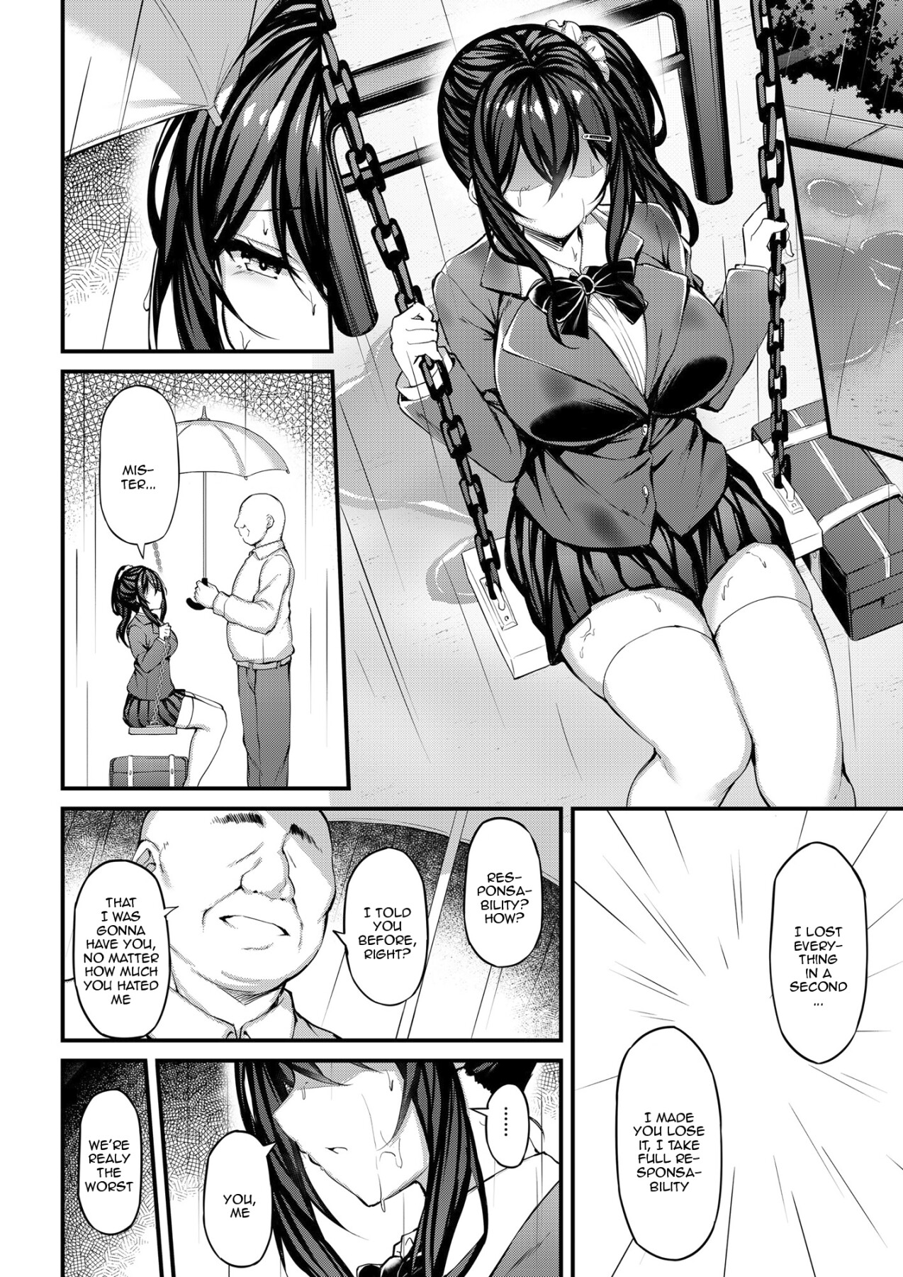 Hentai Manga Comic-The Reason My Girlfriend Wears a Two-Piece Track Uniform -The Youth-colored Uniform That I Offer To an Old Man--Read-15